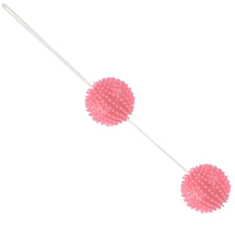 BAILE - A DEEPLY PLEASURE PINK TEXTURED BALLS 3.6 CM - intimoo