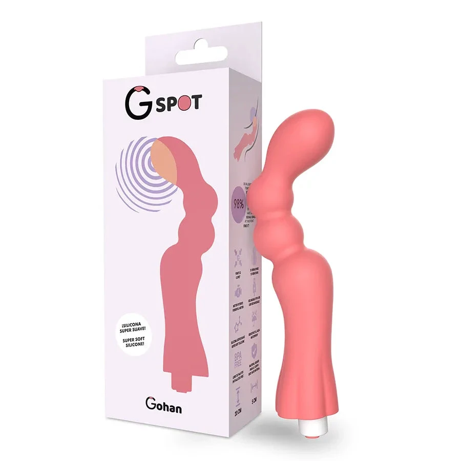 G-SPOT - GOHAH VIBRATOR LIGHT RED - intimoo
