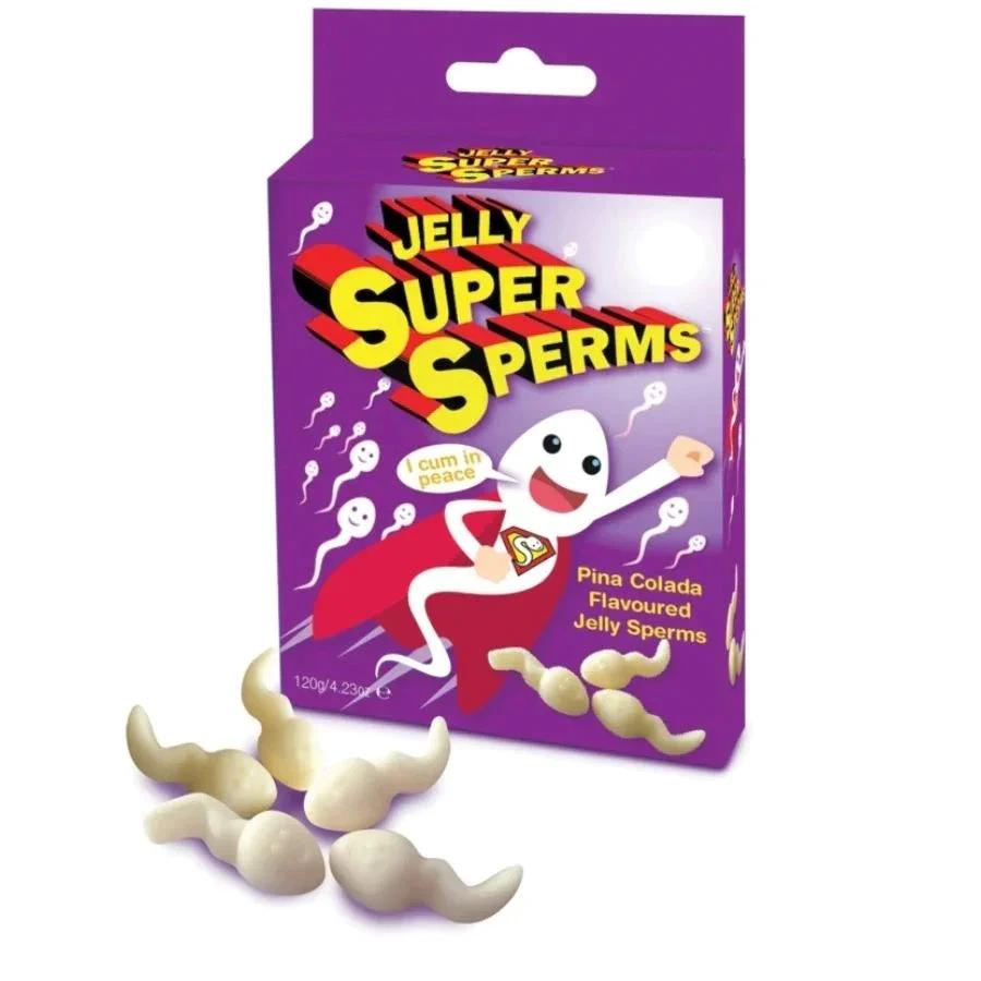 SPENCER & FLEETWOOD - JELLY SUPER SPERM GUMMIES FORM SPERM 120 GR - intimoo