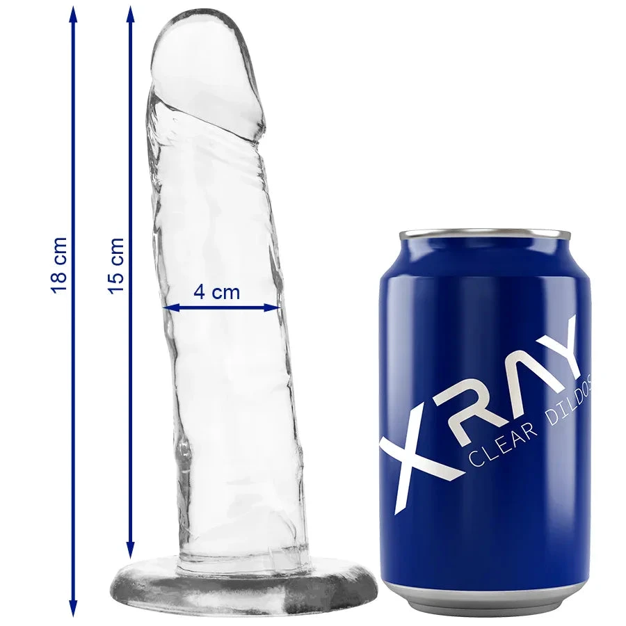 X RAY - CLEAR COCK 18 CM -O- 4 CM - intimoo