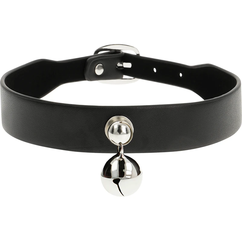 COQUETTE CHIC DESIRE - VEGAN LEATHER NECKLACE WOMAN RATTLE ACCESSORY - Image 3