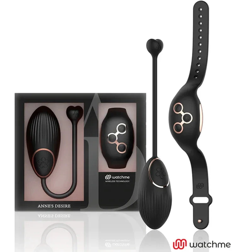 ANNE'S DESIRE - EGG REMOTE CONTROL TECHNOLOGY WATCHME BLACK/GOLD - intimoo