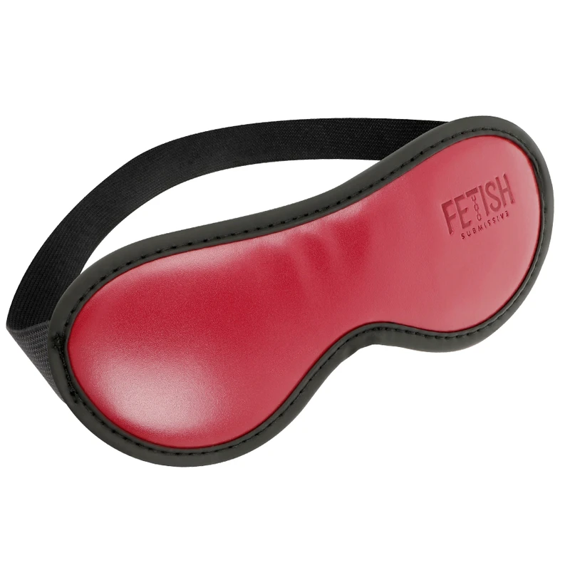FETISH SUBMISSIVE DARK ROOM - VEGAN LEATHER MASK WITH NEOPRENE LINING - Image 2