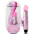 BAILE - VIBRATOR WITH ADJUSTABLE PINK STIMULATOR - intimoo