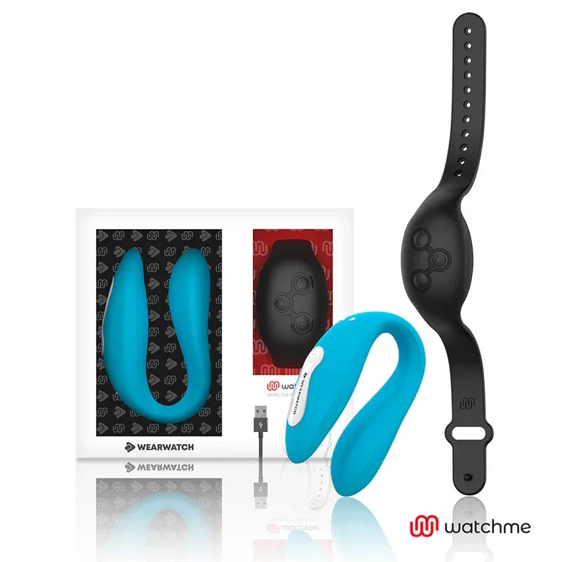 WEARWATCH - WATCHME DUAL TECHNOLOGY VIBRATOR INDIGO / JET - intimoo