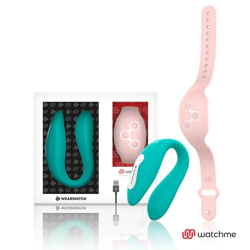 WEARWATCH - WATCHME DUAL TECHNOLOGY VIBRATOR SEA WATER / PINK - intimoo