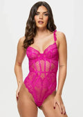 BODY DANTELA FUCHSIA - intimoo